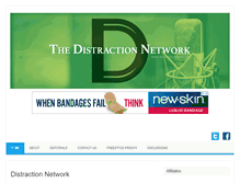 Tablet Screenshot of distractionnetwork.com